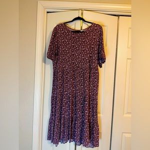 Aerie midi dress - 2X casual, loose fit, gorgeous colors for spring or fall!